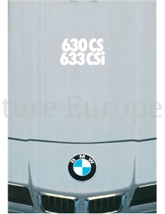 1978 BMW 6ER PROSPEKT NIEDERLÄNDISCH