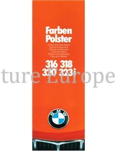 1978 BMW 3ER FARBEN UND POLSTER PROSPEKT