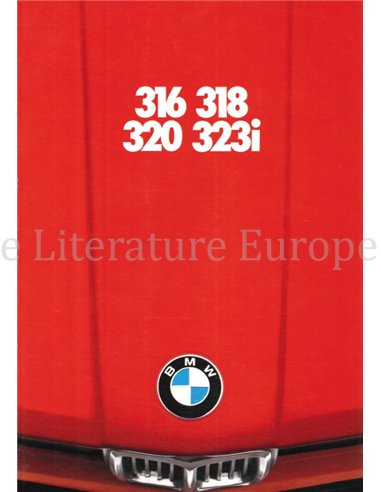 1979 BMW 3ER PROSPEKT NIEDERLÄNDISCH