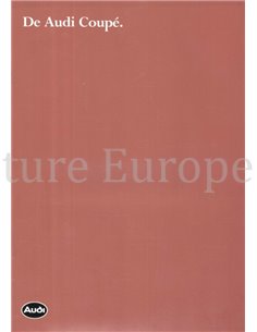 1981 AUDI COUPE BROCHURE NEDERLANDS