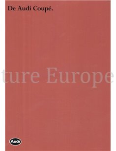 1983 AUDI COUPE BROCHURE DUTCH