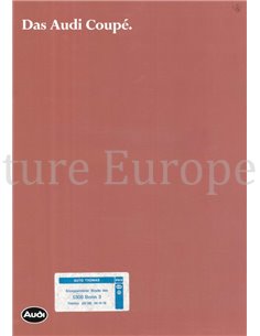 1981 AUDI COUPE BROCHURE DUITS
