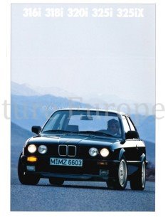 1988 BMW 3 SERIE SEDAN BROCHURE NEDERLANDS