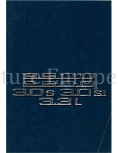 1974 BMW 2500 2800 3.0S 3.0SI 3.3L BROCHURE DUTCH