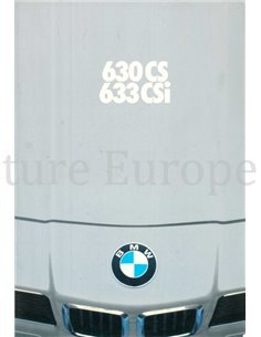 1976 BMW 6ER PROSPEKT NIEDERLÄNDISCH