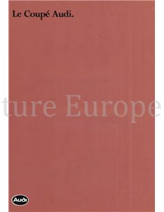 1983 AUDI COUPE BROCHURE FRENCH