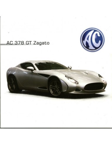 2012 AC 378 GT ZAGATO BROCHURE ENGELS