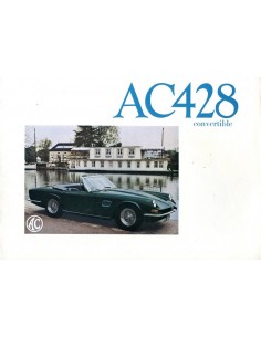 1970 AC 428 CONVERTIBLE BROCHURE FRANS