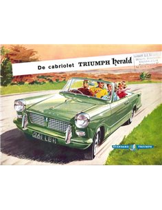 1961 TRIUMPH HERALD CONVERTIBLE BROCHURE DUTCH
