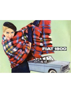 1961 FIAT 1800 / 2100 BROCHURE NEDERLANDS