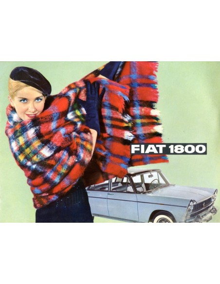 1961 FIAT 1800 / 2100 BROCHURE NEDERLANDS