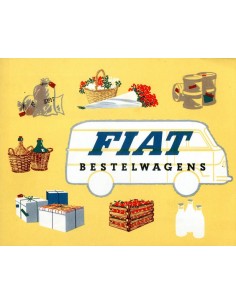 1959 FIAT 600 MULTIPLA & 1100T BROCHURE NEDERLANDS