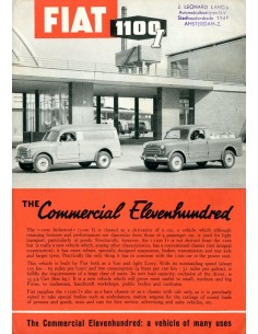 1954 FIAT 1100 I BROCHURE ENGELS