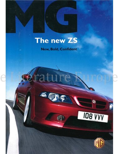 2005 MG ZS BROCHURE ENGELS