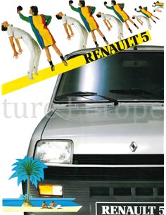 1983 RENAULT 5 BROCHURE DUTCH
