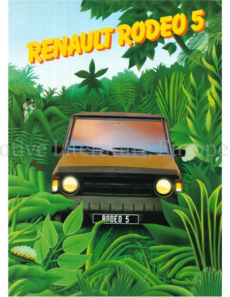 1983 RENAULT 5 RODEO PROSPEKT FRANZÖSISCH