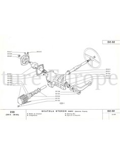 1972 FIAT 238 ERSATZTEILKATALOG KAROSSERIE 2