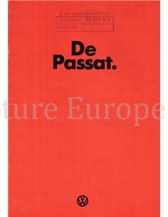 1973 VOLKSWAGEN PASSAT BROCHURE DUTCH