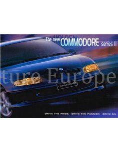 2002 HOLDEN COMMODORE SERIES II PROSPEKT ENGLISCH