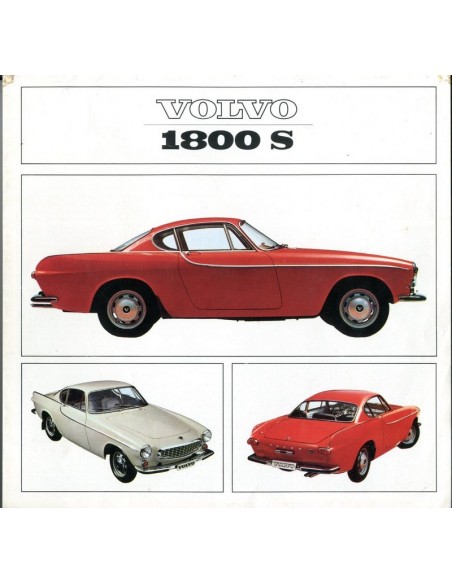 1965 VOLVO 1800 S BROCHURE NEDERLANDS