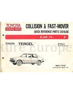 1979 TOYOTA TERCEL SPARE PARTS CATALOG ENGLISH