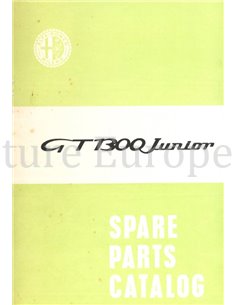 1970 ALFA ROMEO GT JUNIOR 1300 ERSATZTEILKATALOG ITALIENISCH