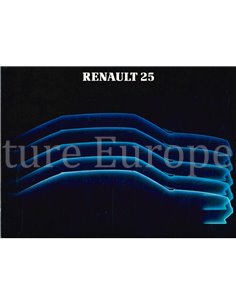 1987 RENAULT 25 OWNERS MANUAL DUTCH