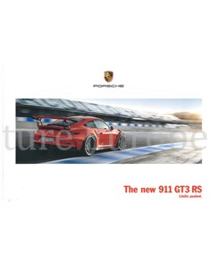 2016 PORSCHE 911 GT3 RS HARDCOVER PROSPEKT ENGLISCH