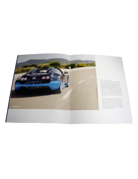 2012 BUGATTI EB 16.4 VEYRON GRAND SPORT VITESSE  KLANTEN BROCHURE ENGELS