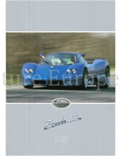 2002 PAGANI ZONDA S 7.3 PROSPEKT