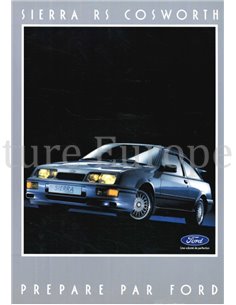 1986 FORD SIERRA RS COSWORTH LEAFLET FRANS