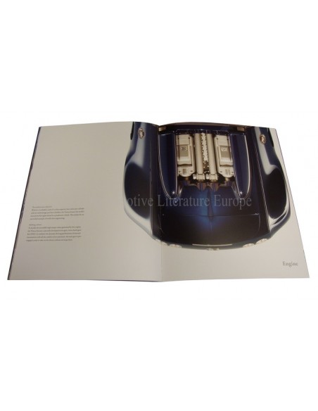 2012 BUGATTI EB 16.4 VEYRON GRAND SPORT VITESSE  KLANTEN BROCHURE ENGELS
