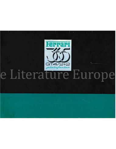 1972 FERRARI 365 GT4 2+2 PININFARINA PROSPEKT 69/72