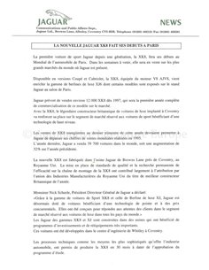 1996 JAGUAR XK8 PERSMAP FRANS 2