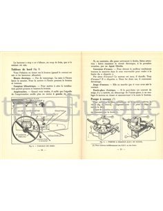 1952 CITROËN TRACTION AVANT OWNERS MANUAL FRENCH 2