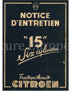 1951 CITROËN TRACTION AVANT INSTRUCTIEBOEKJE FRANS