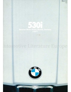 1977 BMW 5 SERIES BROCHURE ENGLISH (US)