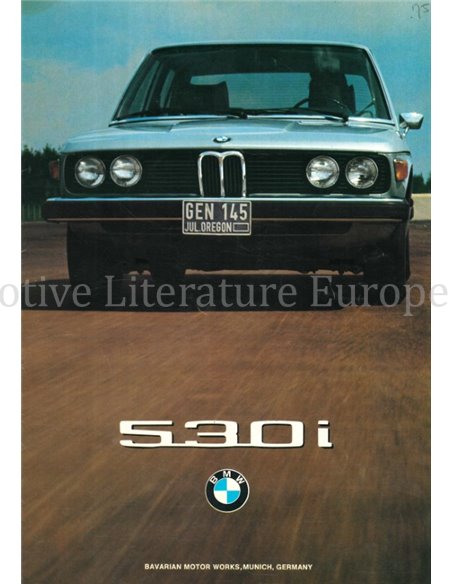 1974 BMW 5ER PROSPEKT ENGLISCH (USA)