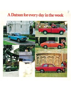 1972 DATSUN RANGE BROCHURE ENGLISH