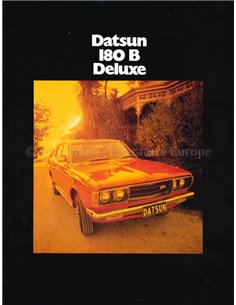 1977 DATSUN 180 PROSPEKT ENGLISCH