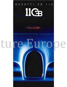 1992 BUGATTI EB110 GT | SUPERSPORT BROCHURE FRANS