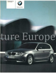 2004 BMW 1ER BETRIEBSANLEITUNG DEUTSCH