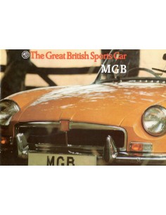 1973 MG MGB BROCHURE ENGELS