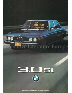 1974 BMW 3.0SI BROCHURE ENGELS (USA)