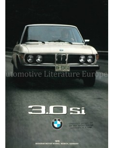 1975 BMW 3.0SI PROSPEKT ENGLISCH (USA)