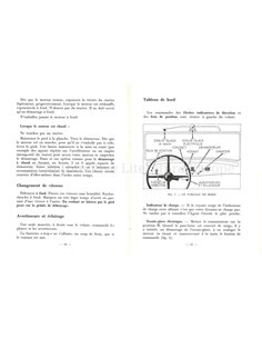 1952 CITROËN LES 45 INSTRUCTIEBOEKJE FRANS 2