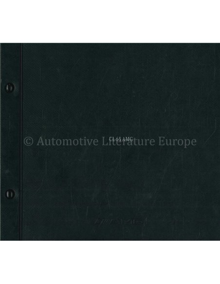 2003 MERCEDES BENZ CL 65 AMG HARDCOVER PROSPEKT NIEDERLÄNDISCH