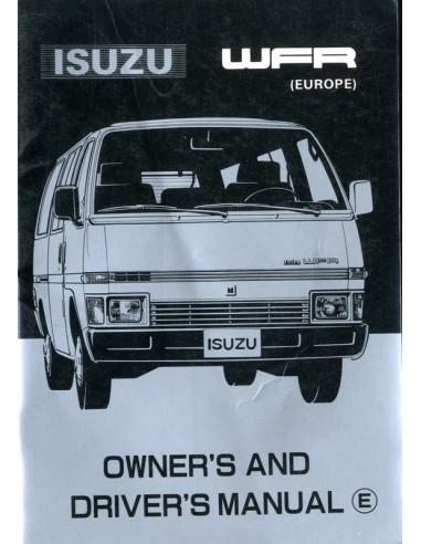 1982 ISUZU WFR INSTRUCTIEBOEKJE ENGELS