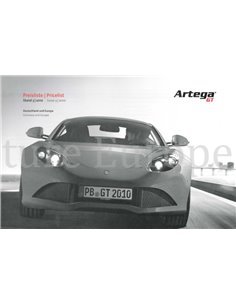 2010 ARTEGA GT BROCHURE DUITS | ENGELS 2