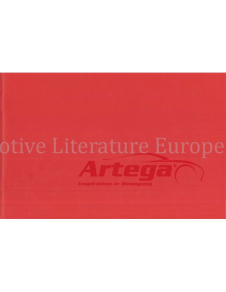 2009 ARTEGA GT PROSPEKT DEUTSCH | ENGLISCH